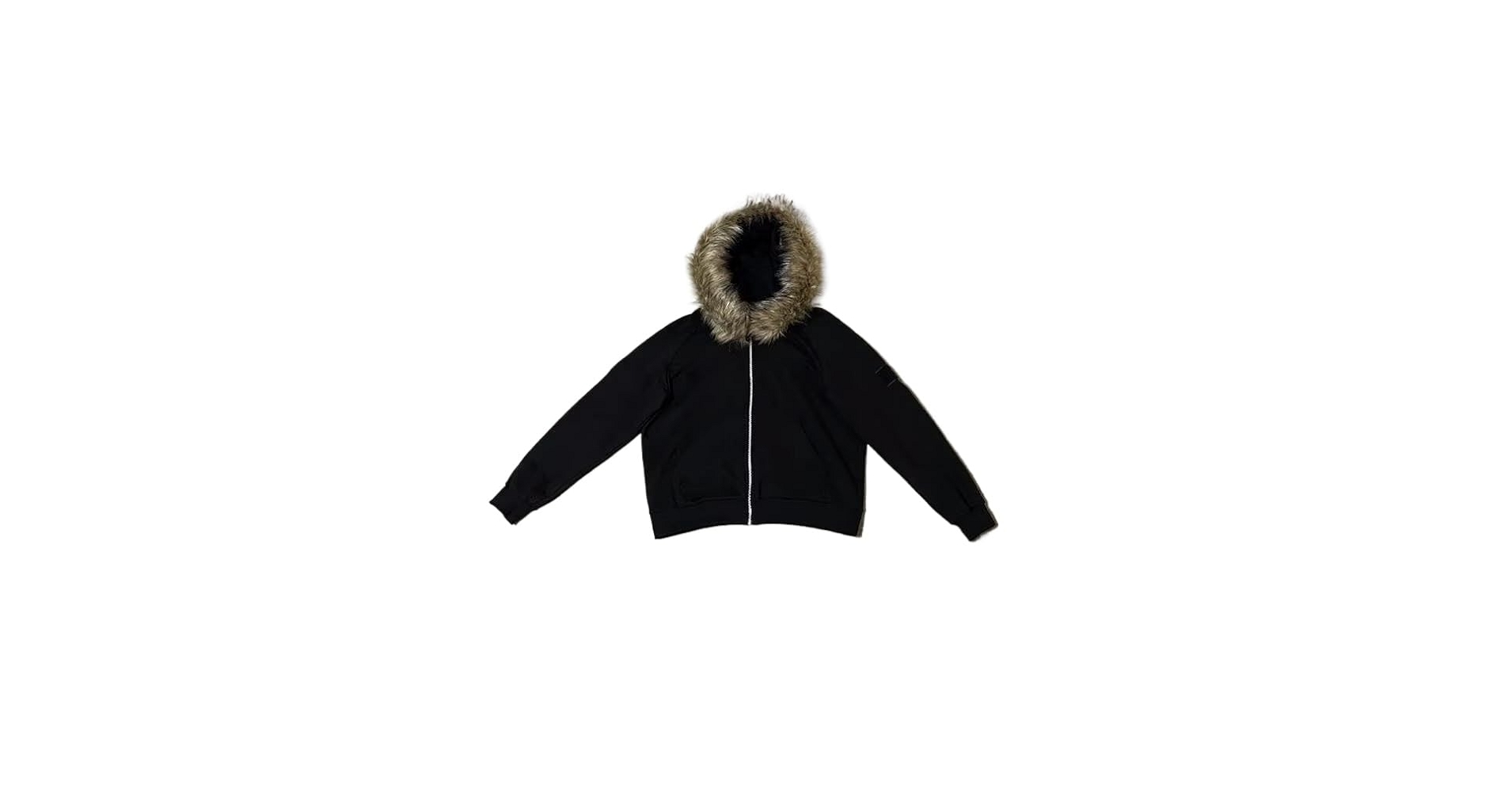 Amazon.com: heyheyshine Men's Zip Up Hoodie Fur Hooded
