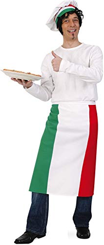 Preisvergleich Produktbild Kostüm Pizzabäcker (Schürze + Mütze) Karneval, Fasching, Mottoparty (Erwachsene)