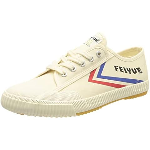 Feiyue Unisex FE Lo 1920 Men's Martial Arts Shoes, Ivory/Blue/Red, 10 UK (44 EU) Cover