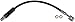 Dorman H621936 Rear Driver Side Brake Hydraulic Hose Compatible with Select Cadillac Models