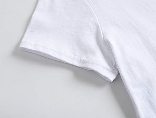 Vista 4 de HONG HUI Conjunto de pijama capri para mujer, talla grande, camiseta de dormir con pantalones capri, conjunto de 2 piezas para dormir