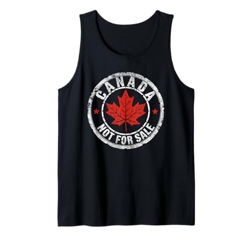 Canada 51st State Not for Sale 2025 proud Canadian Pride Camiseta sin Mangas