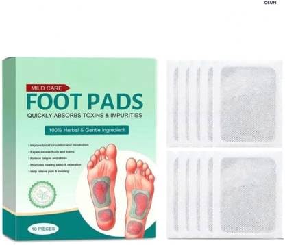 Foot Pads, 100% Natural & Organic, Absorbs Toxins & Impurities, Enhances Sleep Quality (2)