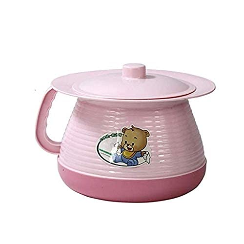 便器の赤ん坊の肥厚便器子供の浴室の便器バケツ男性と女性を設定プラスチック妊婦、夜痰盂 (Pink)