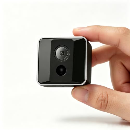 ehomful HD 1080P Portable Small Nanny Cam,Wireless Mini Camera Body Cam Surveillance Cameras for Home Security Indoor/Outdoor Small Security Camera No WiFi Needed
