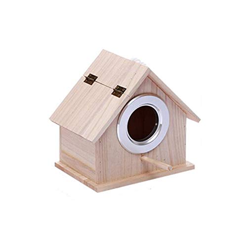 Nichoir en bois fait à la main pour protéger les oiseaux des prédateurs et du froid
