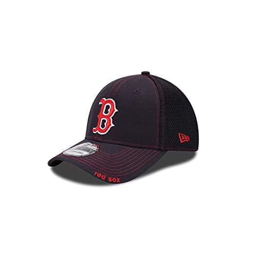 MLB Boston Red Sox Neo Fitted Baseball Cap, Navy, Medium/Large