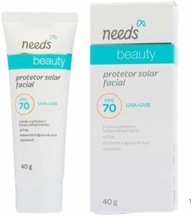 Protetor Solar Facial Needs Beauty FPS 70 40g