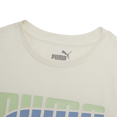 Image of Puma Boys' Short Sleeve Cotton Graphic T-Shirt, Crewneck