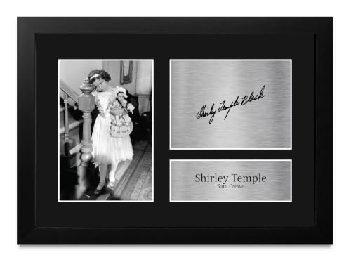Shirley Temple foto enmarcada A4 el regalo de cine ideal para mitómanos