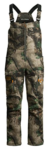 ScentLok BE:1 Voyage Water Resistant Midweight Fleece Bowhunting Bibs for Men (Mossy Oak Terra Outland, XX-Large)