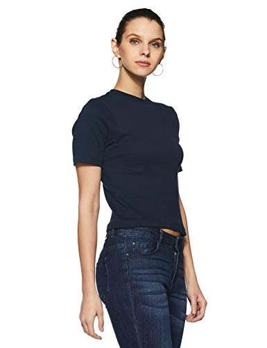 Image of Miss Chase Women's Maroon Super Soft V-Neck Short Sleeves Cotton Solid Regular Fit T-Shirt