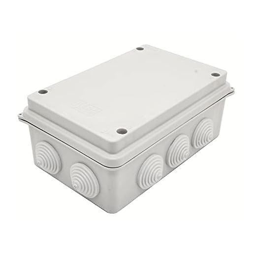 DOJA Industrial | CAJA ESTANCA DERIVACION CON CONOS 220x170x105 Caja Conexiones Electricas Impermeable | Cuadro Electrico | Caja Estanca Exterior Electrica para Cables, Caja Distribucion Electricidad