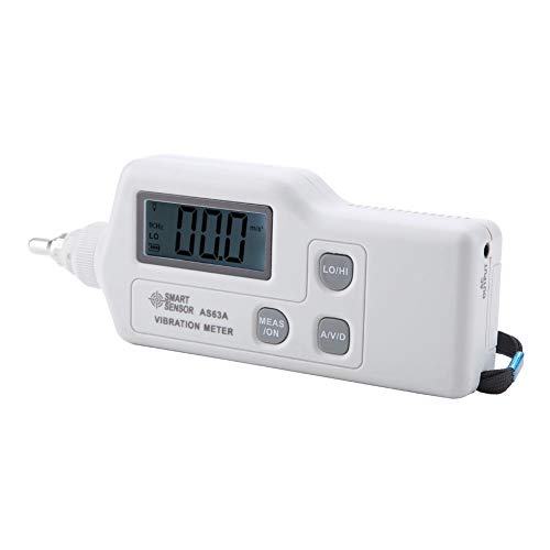 RaeSung AS63A Digital Vibration Meter 0.1~199.9m/s LCD Electronic Vibration Frequency Analyzer Tester Handheld Vibrometer Digital Pen Vibration Analyzer - Thumbnail 5