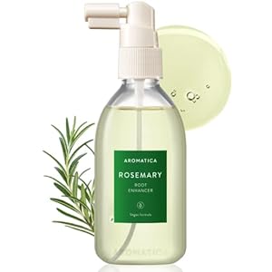 AROMATICA Root Enhancer Rosemary oil for hair growth – Flaky & Itchy & Dry Scalp Treatment – Hair Oil for Scalp Exfoliator & Detox – Free from Sulfate, Silicone, and Paraben (3.38oz)