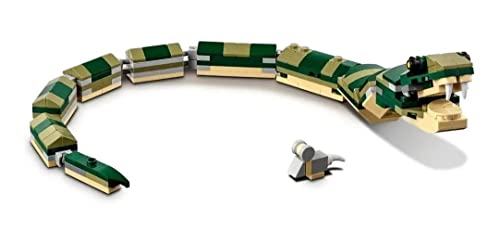 Creator 3in1 coccodrillo 31121 Building Toy Featuring Wild Animal Toys (454 pezzi) - Lego - Immagine 1
