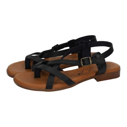 Chaussures plates pour femme confortables à boucle réglable M801