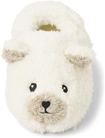 Gymboree,and Toddler Slip Resistant Home Slipper,Polar White,7-8T | Image 3