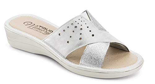 TIGLIO pantofole ciabatte donna 1686mf ghiaccio