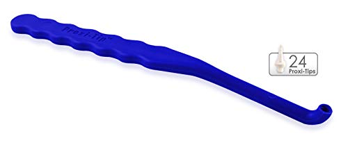 Interdental Brush Handle with 24 Proxi Tips - Your Superior Dental Floss Alternative for Implants, Bridges, and Orthodontics