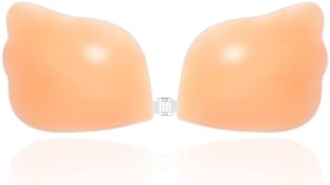 MITALOO Adhesive Bra Silicone Sticky Bra Push up Strapless Invisible Bra for Women
