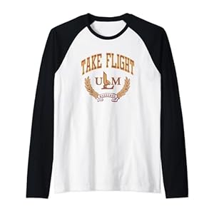Louisiana Monroe Warhawks Vintage Victory Raglan Baseball Tee