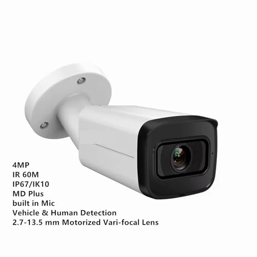 Caméra IP 4 MP pour éviter les fausses alertes avec micro extérieur