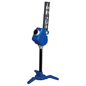 Franklin Sports Baseball Pitching Machine - Adjustable Baseball Hitting & Fielding Practice Machine For Kids - with 6 Baseballs - Great For Practice,Blue, Small product image
