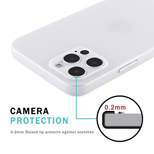 Coque iPhone 12 Pro Max Cellbee fine contre les micro-rayures avec surface transparente - 2