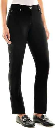 Image of Zac & Rachel Women's Millennium Fabric Pant - Perfectly Designed Woven Stretch Combination That Makes for The Most Flattering
