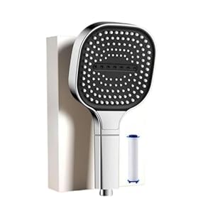 Artewie Duschkopf mit 3 Sprühmodi Silber