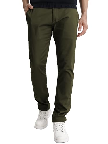 Image of Match Men's Regular Fit Comfort Stretch Casual Chino Pants