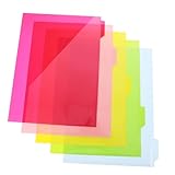 LALAFINA 5pcs Folder File Bag Binder Dividers Storage Boxes for Organizing Index Dividers