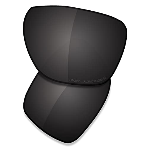 SAUCER Lenti di ricambio premium per Oakley Sylas OO9448 | Sylas Low Bridge Fit OO9448F Occhiali da sole ad alta difesa – nero carbonio polarizzate