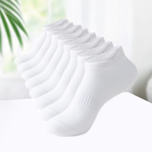 4-Pack Women’s Ankle Socks, Low-Cut Athletic Running Socks, No-Show for Everyday Wear