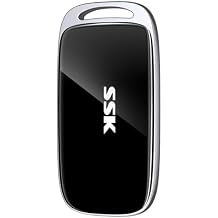 SSK 500GB SSD External Hard Drive, Portable SSD Drive up to 2000 MB/s, USB 3.2 Gen2X2 External Solid State Drives for iPhone 15/16 PROMacPhone OTGLaptops with LED Indicator