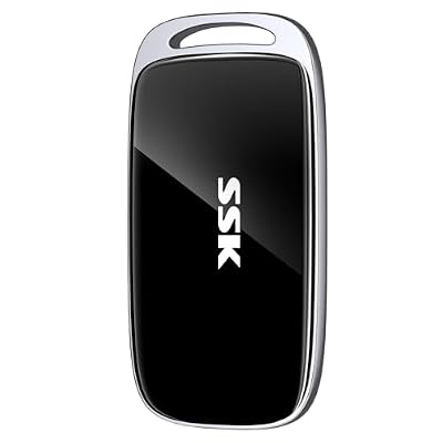 SSK 1TB SSD External Hard Drive, Portable SSD Drive up to 2000 MB/s, USB 3.2 Gen2X2 External Solid State Drives for iPhone 15/16 PRO、Mac、Phone OTG、Laptops with LED Indicator
