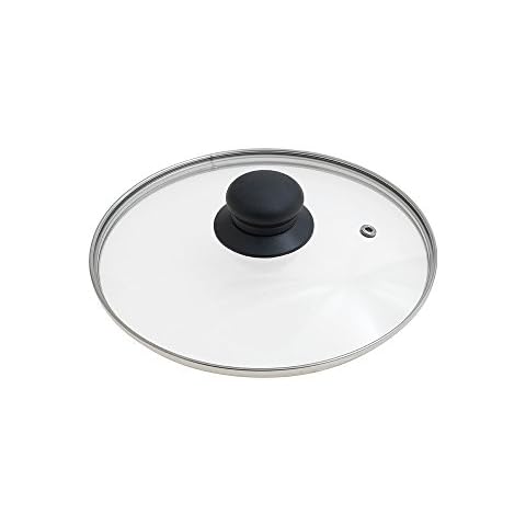 ORYX 5023410 Glass Pan Lid with Steel Edge Cover