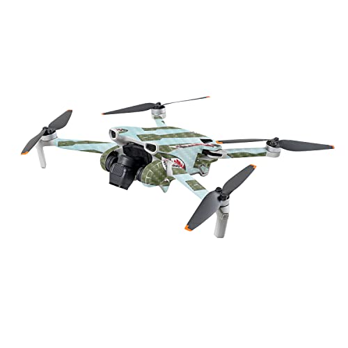 Image of MightySkins Carbon Fiber Skin Compatible with DJI Mini 3 - Bombs Away | Protective, Durable Textured Carbon Fiber Finish | Easy to Apply | Made in The USA