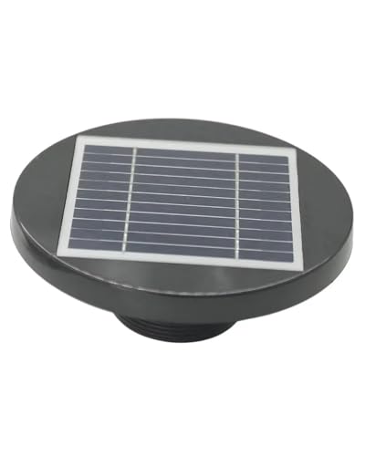 ventola Ventilatore Da Tetto A Energia Solare 5V 2W Ventilatore Da Tetto Per Barca Camper Serra Capannone Caravan Garage Mobile Ventilatore di scarico per camper