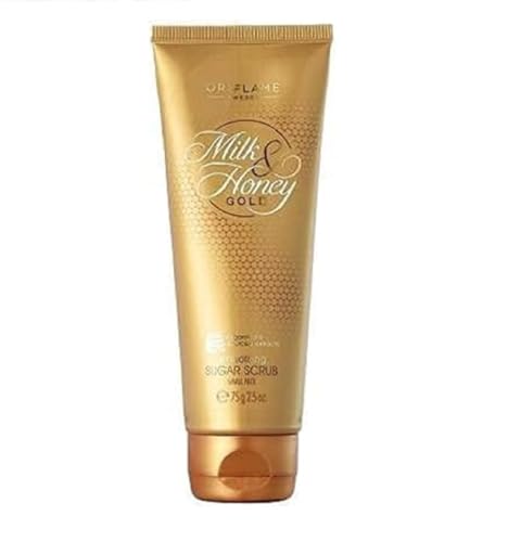 Oriflame Milk & Honey Gold Sugar Scrub - (75 Ml) And Stylish Hair/Head Band