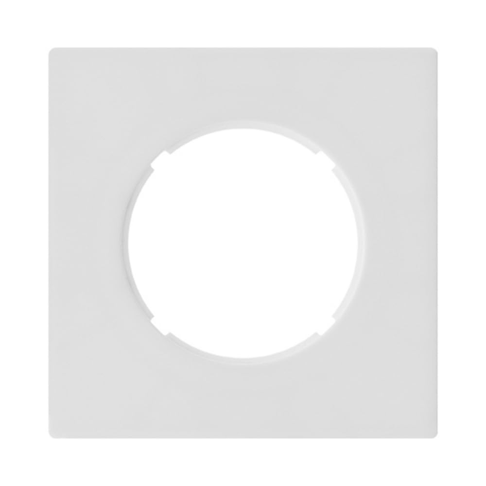 Fontini Białe podwójne przełączanie w górę i z białym kontrolerem DOM i białą pojedynczą płytą - Podwójne zarządzanie oświetleniem z elegancją i nowoczesnością