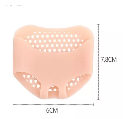 Palmilhas Ortopédicas Para Antepés Weemsbox Gel Silicone Protetora Pés Anti Rachadura