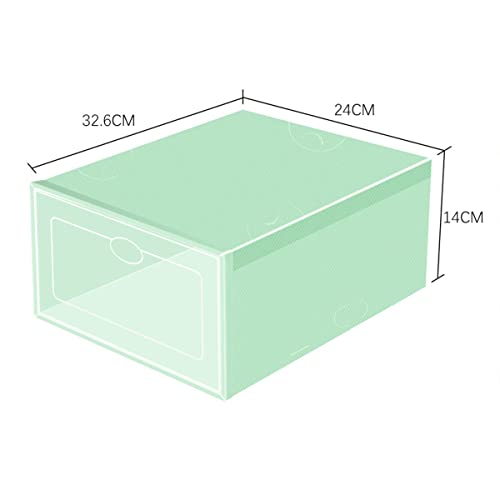 Boîte à chaussures empilable transparente pour éviter la poussière sur vos baskets