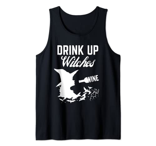 Beber hasta Witches Funny Halloween - Camiseta de broma para adultos Camiseta sin Mangas