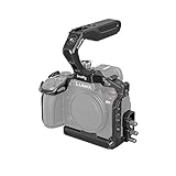 【Kompatibel mit S5 II / S5 IIX】Das Cage Kit für Panasonic LUMIX S5 II / S5 IIX 4024 ist bionisch gestaltet und verfügt über eine stromlinienförmige All-in-One-Form. Es wurde entwickelt, um das Fotografieren aus der Hand zu unterstützen und mehr Zubehör anzubringen.