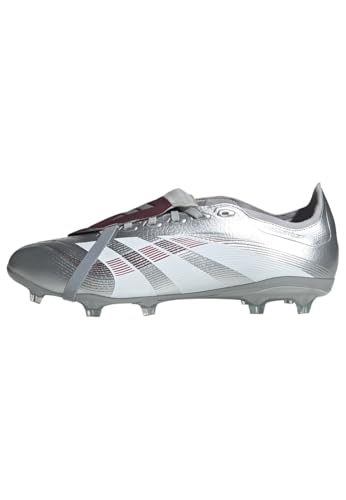 adidas Unisex-Adult Silvmt/Legbur Predator League FT FG/MG JB Silver met.Legacy Burgundy/Maroon 12.5 US
