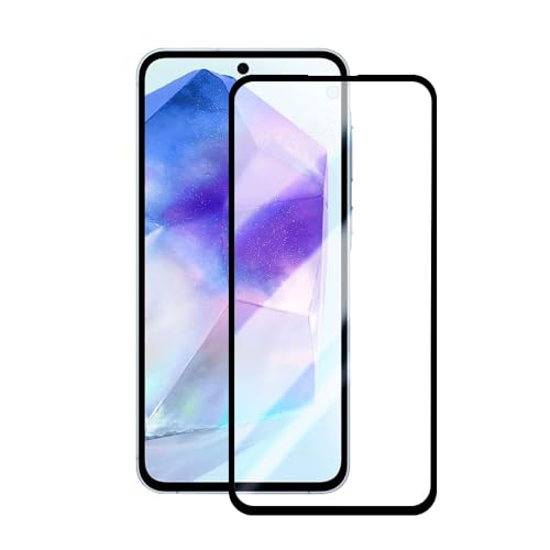 Galaxy A55 5G ガラスフィルム クリア Galaxy A55 5G docomo SC-53E 強化ガラス 液晶保護フィルム 3Dラウンドエッジ加工 フルカバー 0.3mm 超薄 透明 Galaxy A55 5G au SCG27 フィルム(ブ