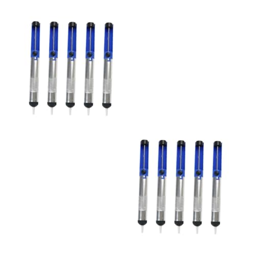 ARTIBETTER 2sets Suction Tin Pen High Efficiency Soldering Sucker Tool Desoldering Pump Heavy Duty Solder Extractor for Electronics 5pcs*2