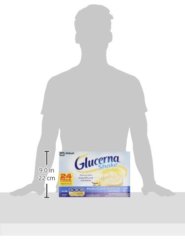 Glucerna Diabetic Nutritional Beverage Vanilla Shakes (24 X 8 Fl Ounce )Total Net Wt (192 Fl Ounce ), #TOP2